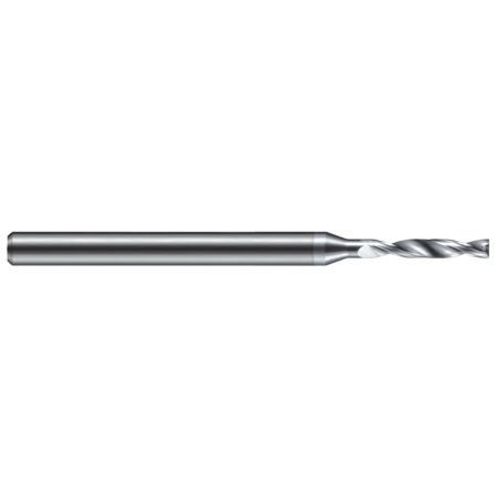 HARVEY TOOL High Performance Drill for Flat Bottom, 2.819 mm, Number of Flutes: 2 FBD1110-C8